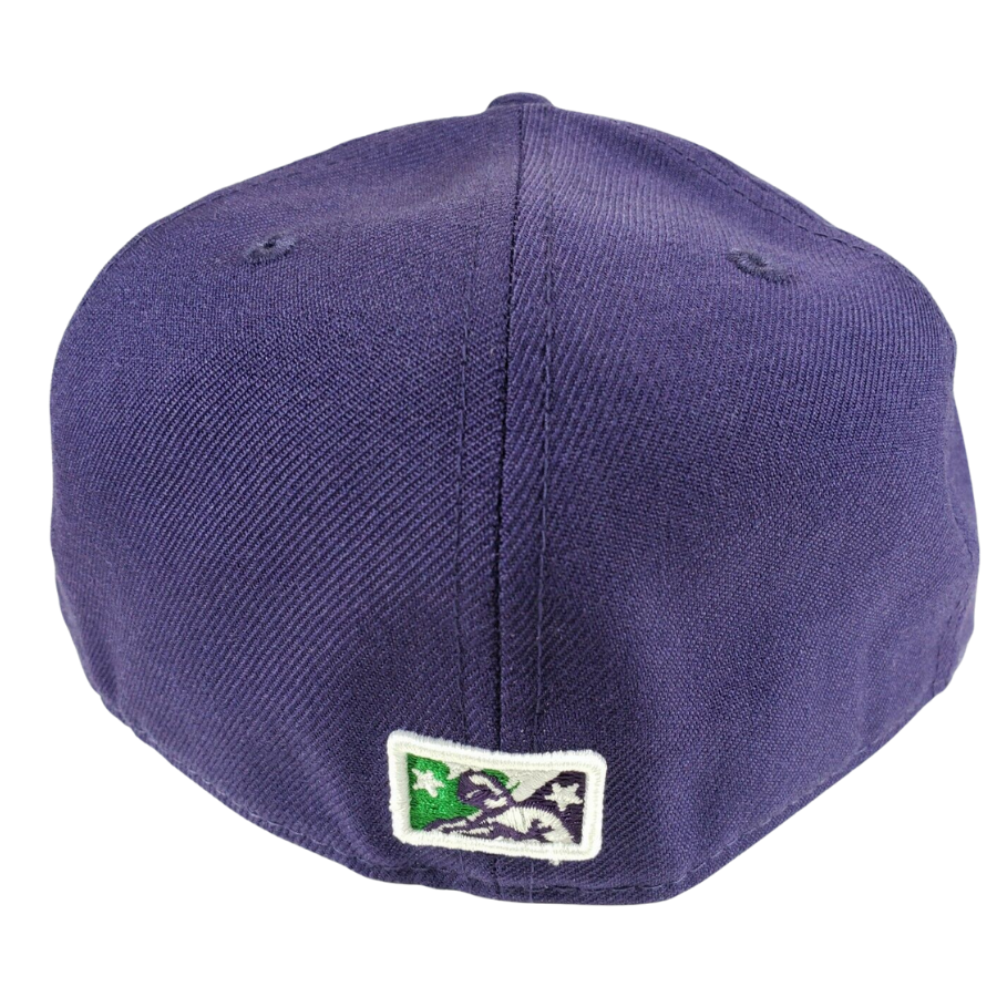 New Era Port City Roosters Purple/Green 59FIFTY Fitted Hat