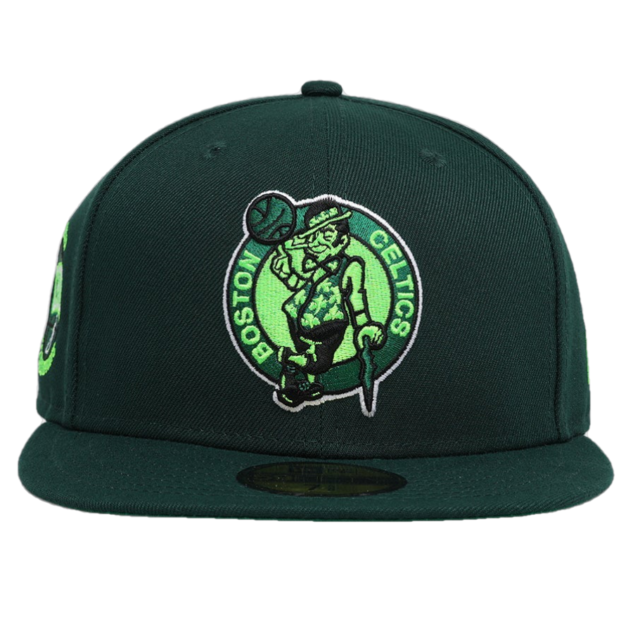 New Era Boston Celtics 'Christmas Tree' Green 59FIFTY Fitted Hat