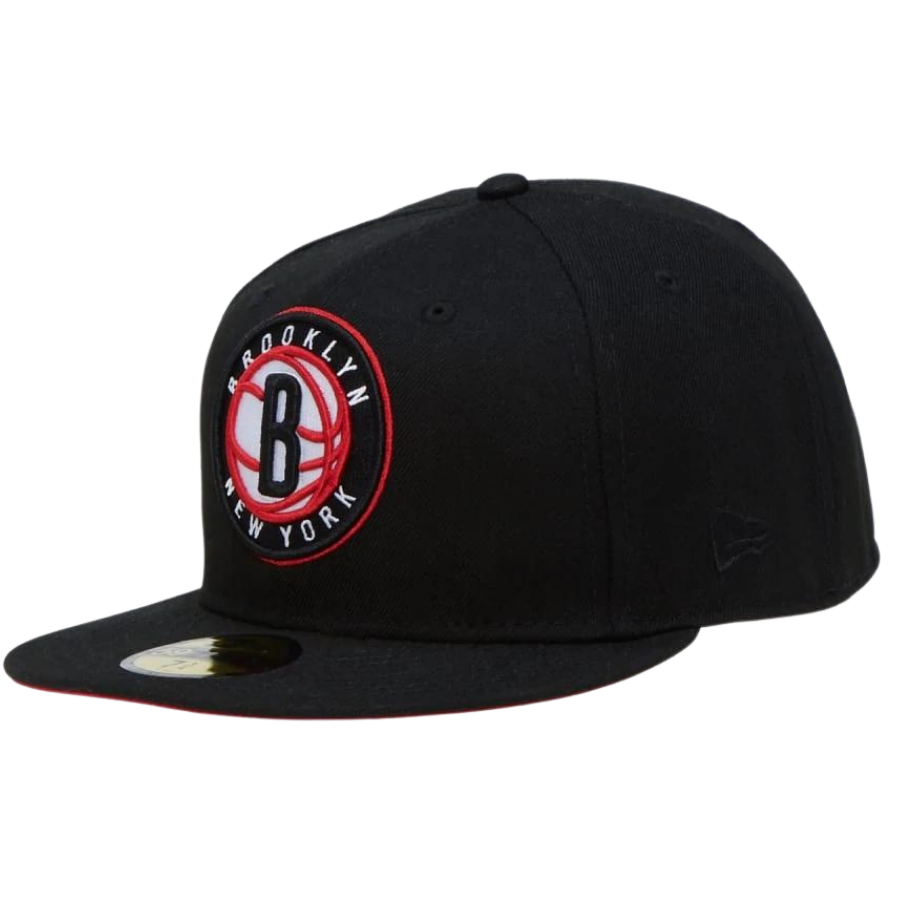 New Era Brooklyn Nets Black/Red 59FIFTY Fitted Hat