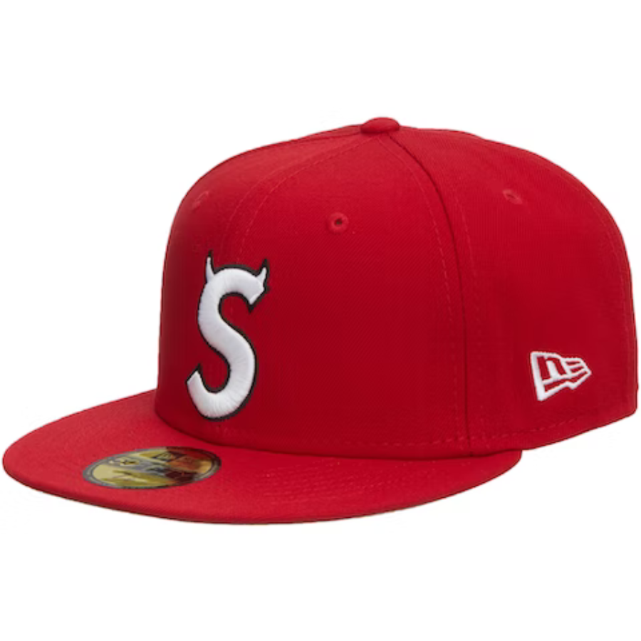 Supreme x New Era Champions Box Logo Hat 'Red