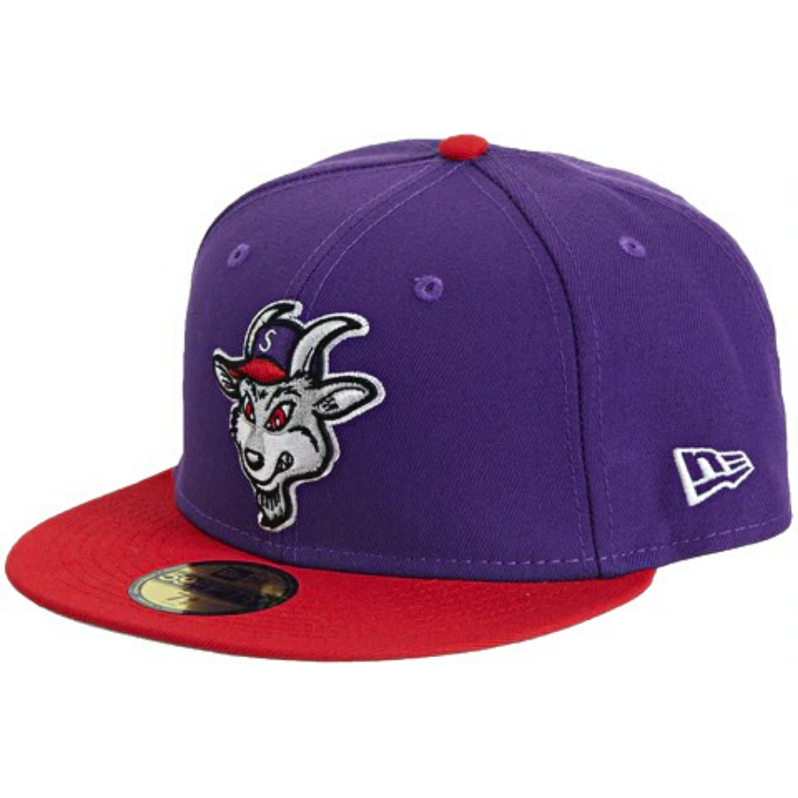New Era x Supreme Goat Purple/Red 59FIFTY Fitted Hat