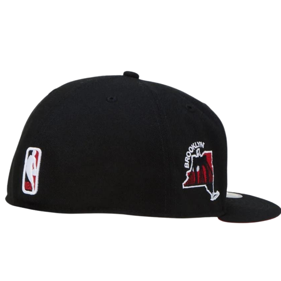 New Era Brooklyn Nets Black/Red 59FIFTY Fitted Hat