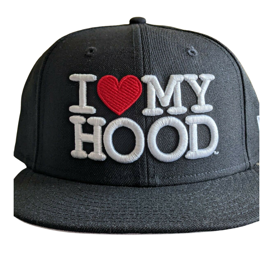 New Era "I ❤️ My Hood" Black 59FIFTY Fitted hat