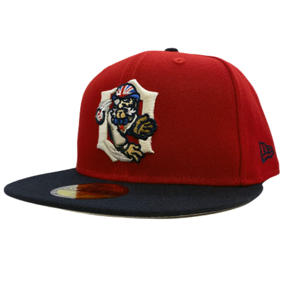 New Era Old Englishman Red/Navy 59FIFTY Fitted Hat