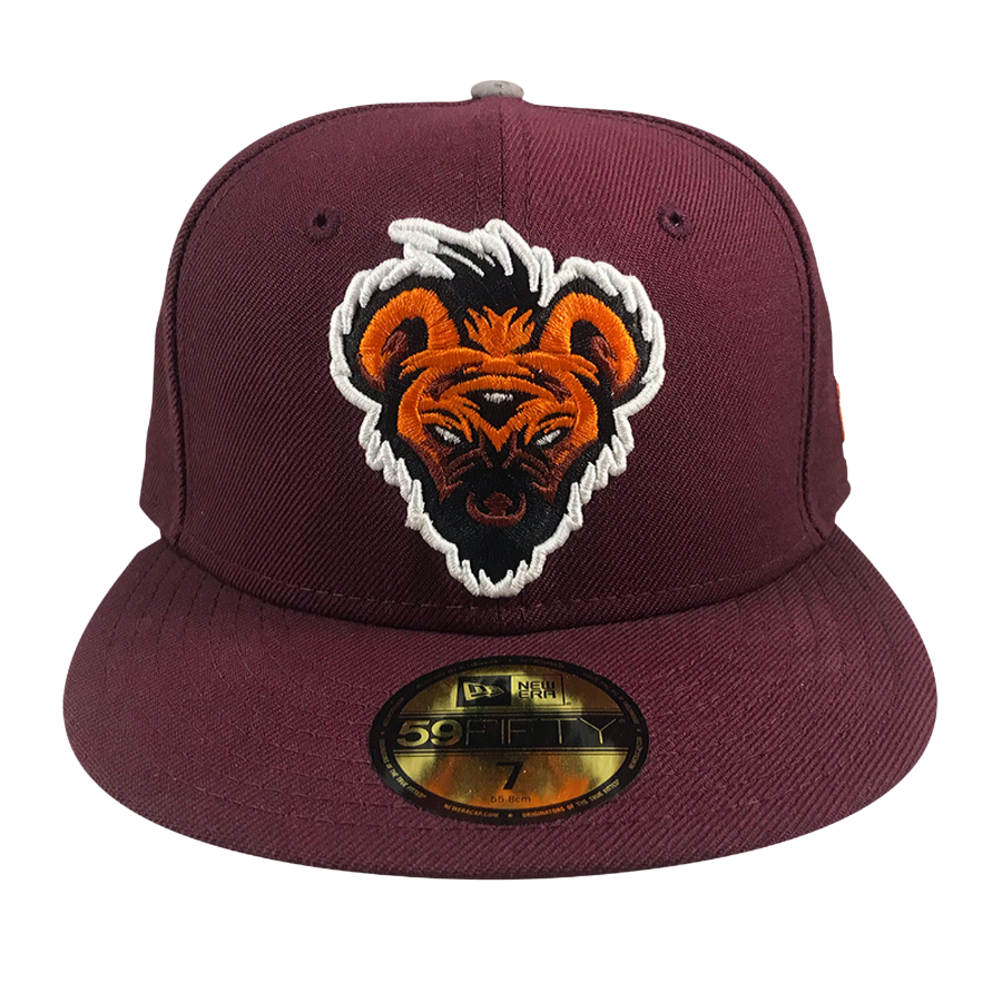 New Era Shaman Maroon Cement Undervisor 59FIFTY Fitted Hat