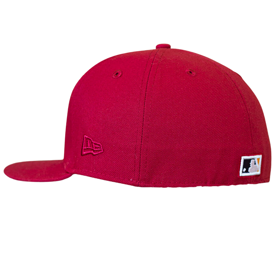 New Era Los Angeles Angels Pinot Red 50th Anniversary 59FIFTY Fitted Hat