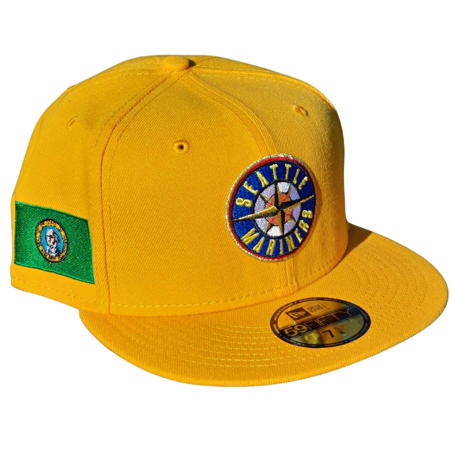 New Era Seattle Mariners Snow White 59FIFTY Fitted Hat