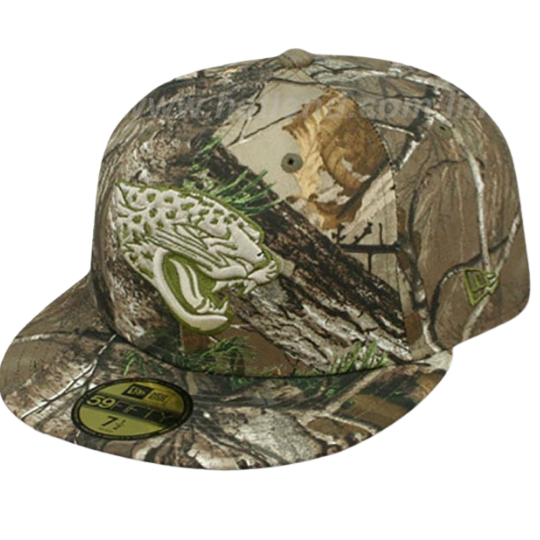 New Era Jacksonville Jaguars Realtree Camo 59FIFTY Fitted Hat