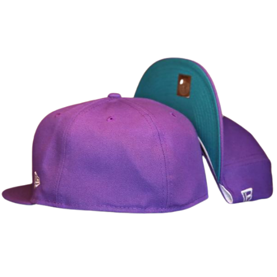 New Era Mercedes Benz Purple / Teal Undervisor 59FIFTY Fitted Hat