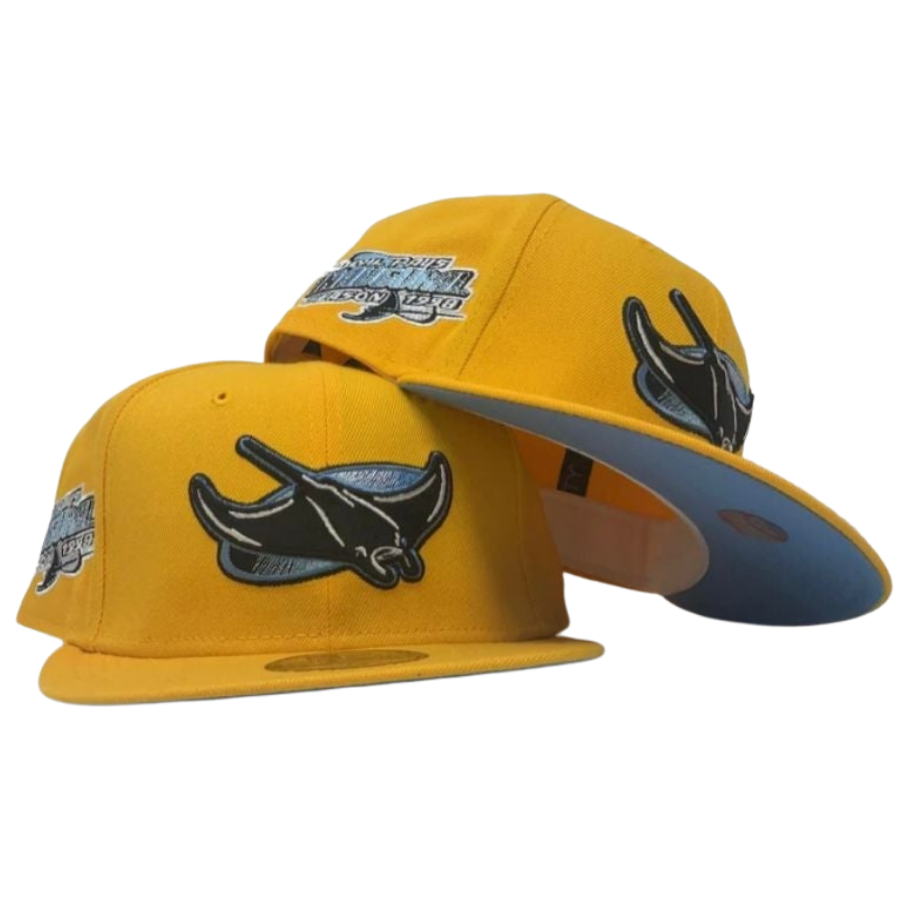 New Era Tampa Bay Devil Rays Yellow 1998 Inaugural Season Icy Undervis