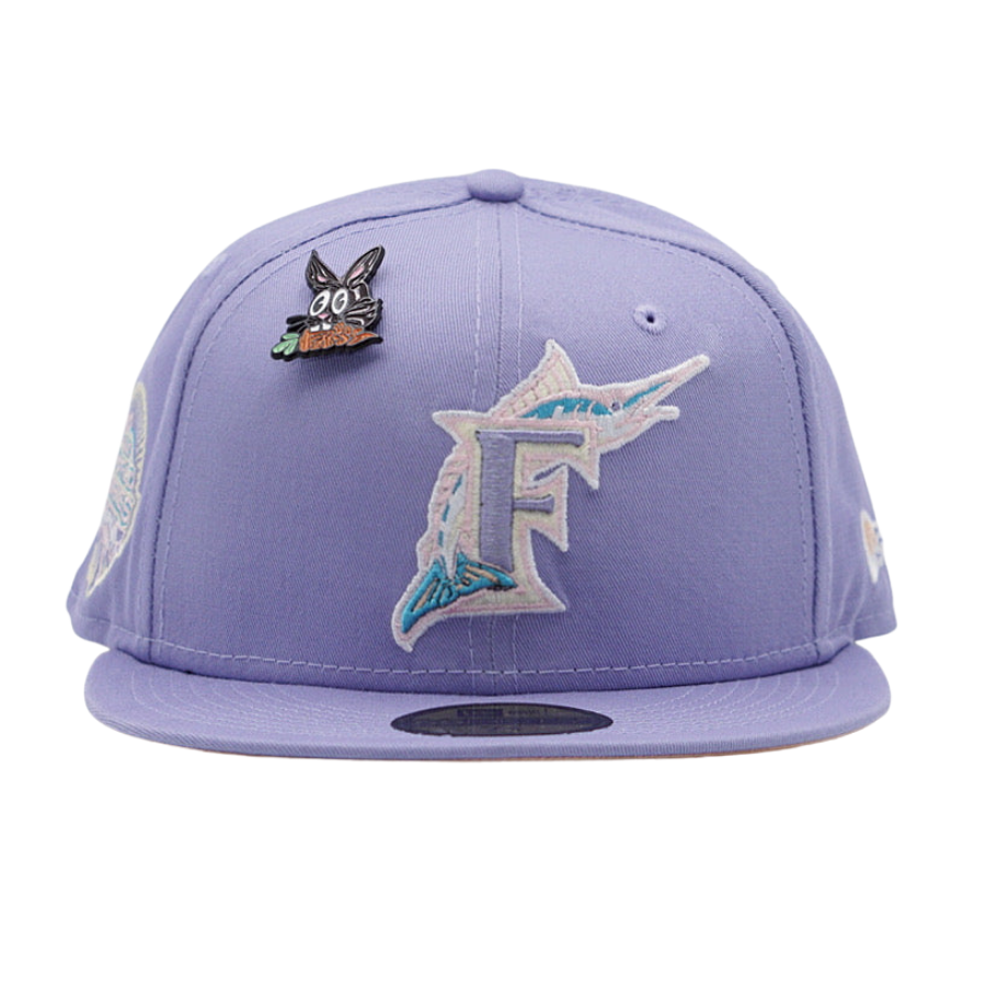 New Era Florida Marlins Lavender 'Easter Pack' 2003 World Series 59FIFTY Fitted Hat