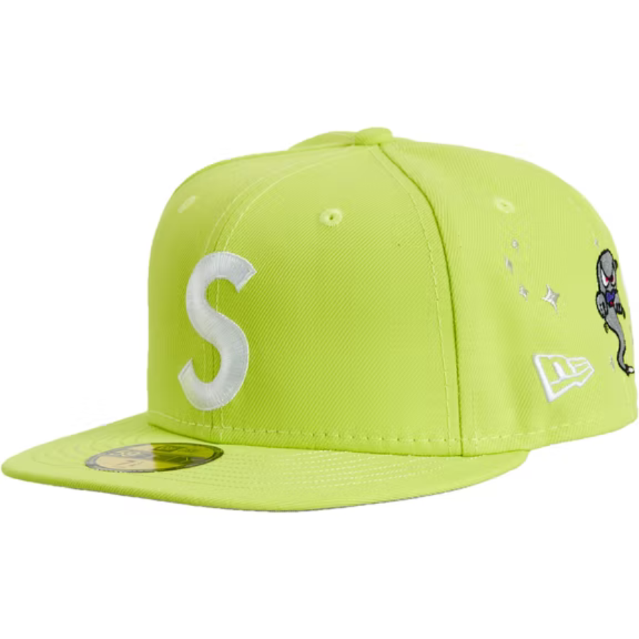 Neon green supreme hat best sale
