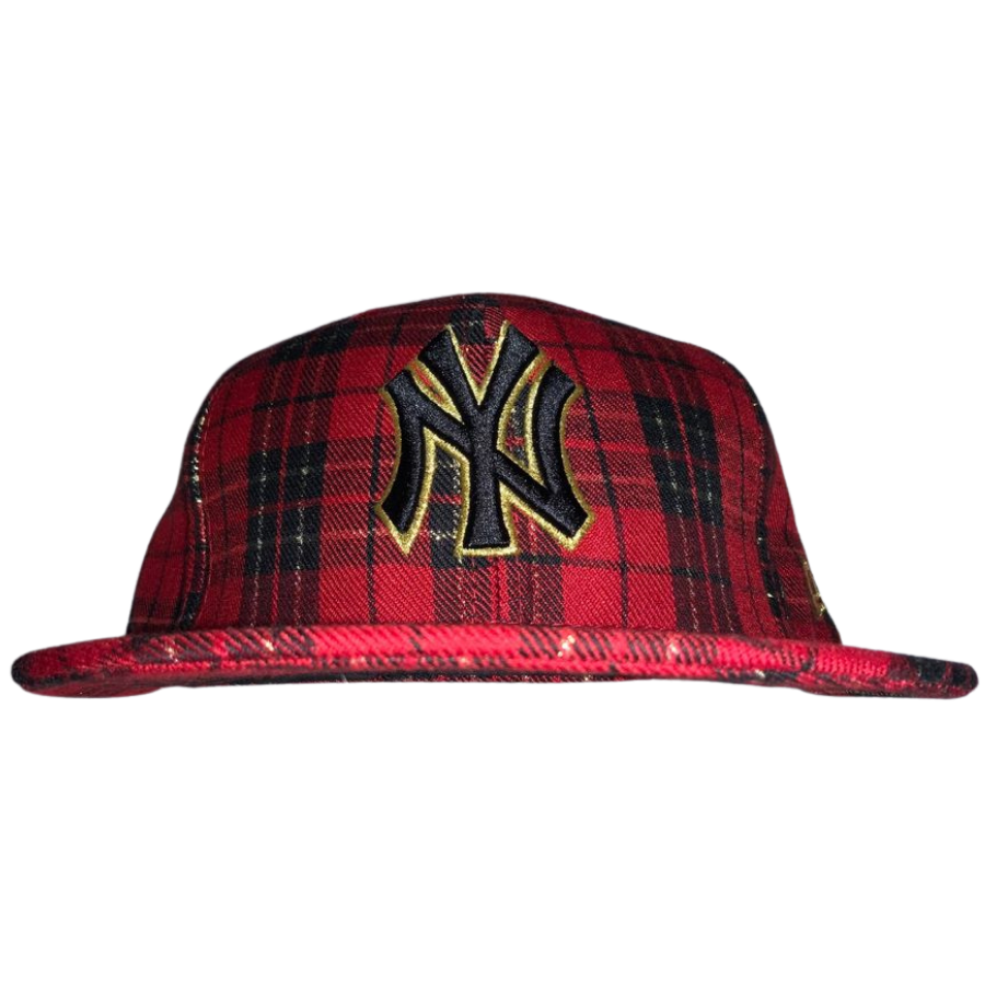 New Era New York Yankees Red Plaid 59FIFTY Fitted Hat