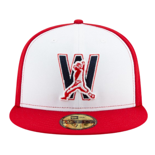 New Era Washington Nationals White/Red On-Field Replica 59FIFTY Fitted Hat