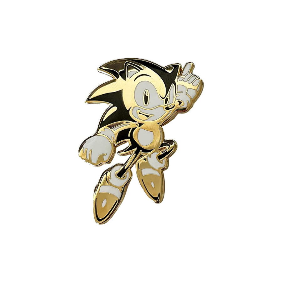 Sonic The Hedgehog Gold Limited Edition Fitted Hat Pin