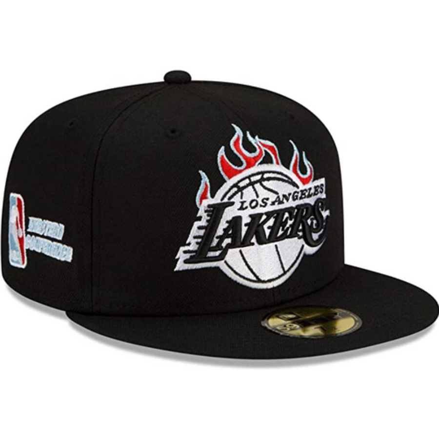 New Era Los Angeles Lakers Team Fire 59FIFTY Fitted Hat