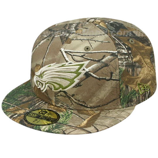 New Era Philadelphia Eagles Realtree Camo 59FIFTY Fitted Hat
