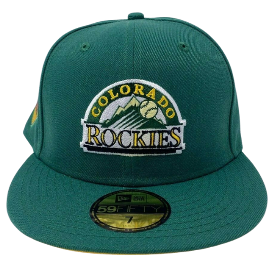 New Era Colorado Rockies British Racing Green 1993 Side Patch 59FIFTY Fitted Hat