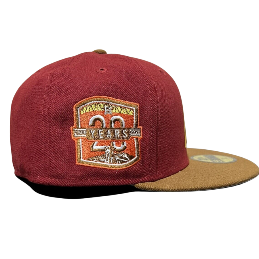 New Era Houston Astros Prototype Bourbon 20th Anniversary 59FIFTY Fitted Hat