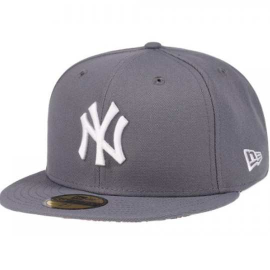 New Era New York Yankees Floral Undervisor Grey 59FIFTY Fitted Hat