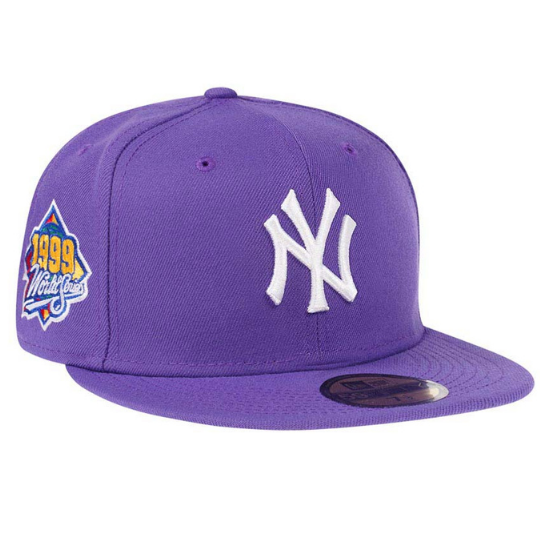 New Era New York Yankees World Seiries 1999 Fresh Purple 59FIFTY Fitted Hat