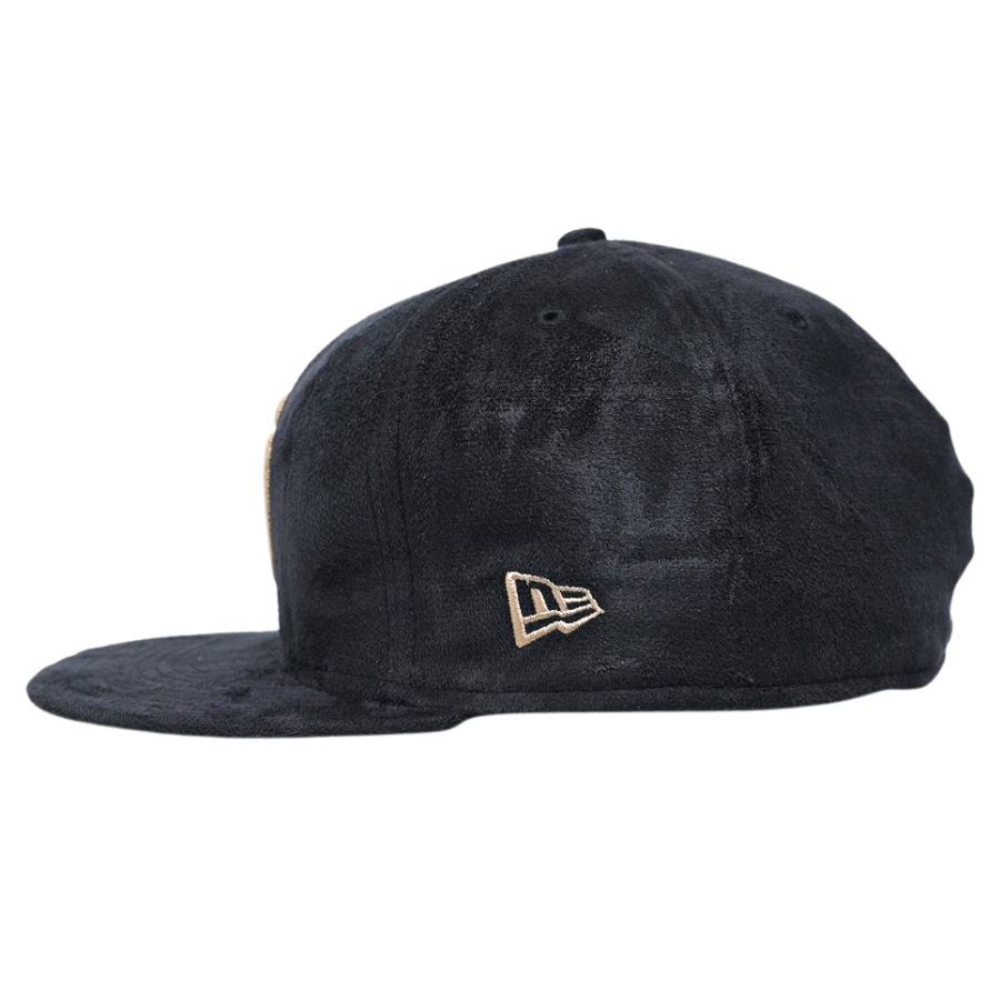 New Era Atlanta Braves Black Suede & Tan 59FIFTY Fitted Hat