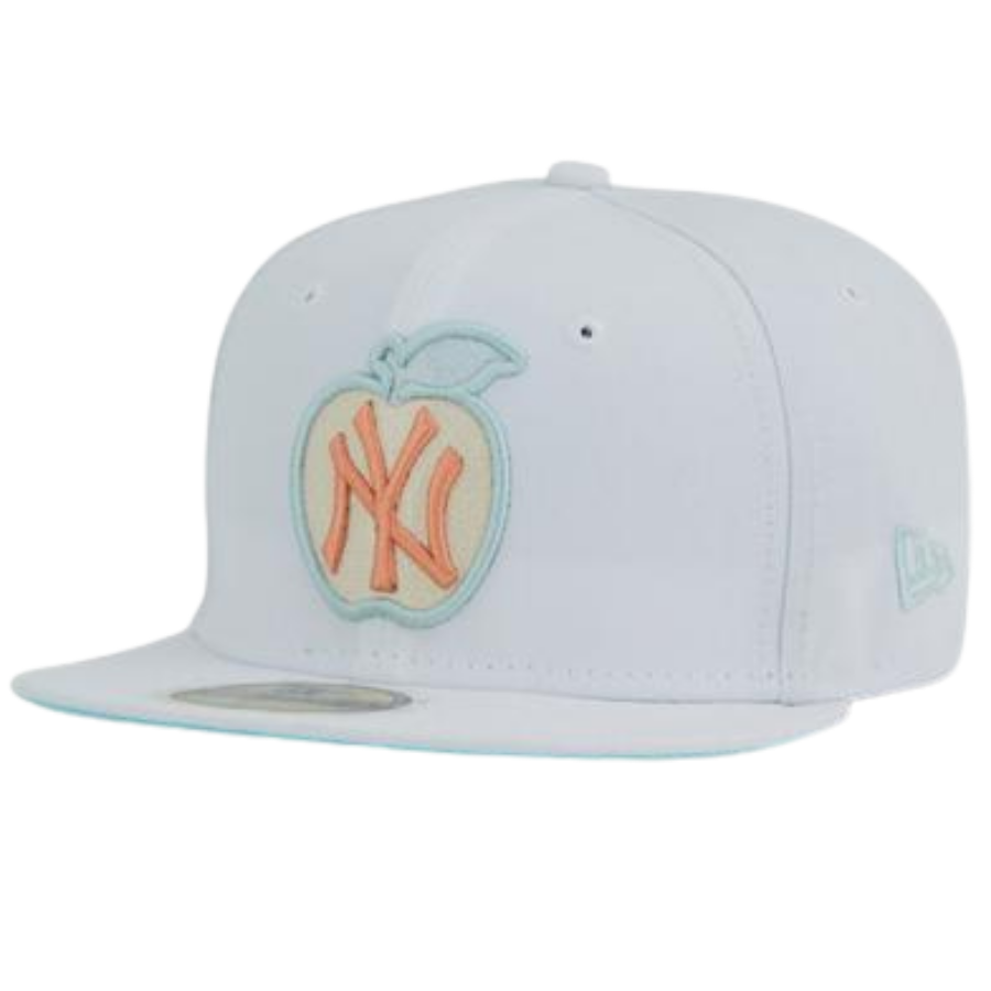 New Era New York Yankees White 1998 World Series Mint Blue Undervisor 59FIFTY Fitted Hat (For Kids)