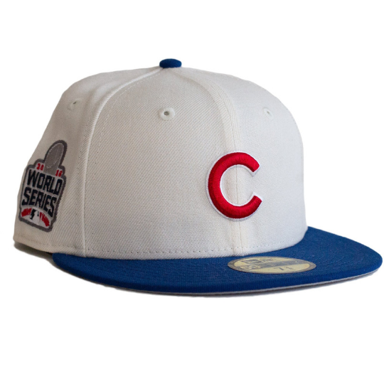 New Era Chicago Cubs 2016 World Series Chrome 59FIFTY Fitted Hat