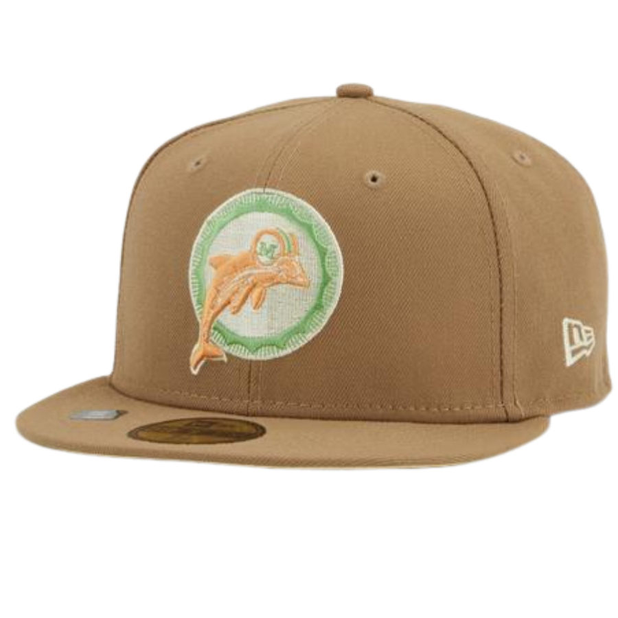 New Era Miami Dolphins "NFL 500" Pro Bowl Patch 59FIFTY Fitted Hat