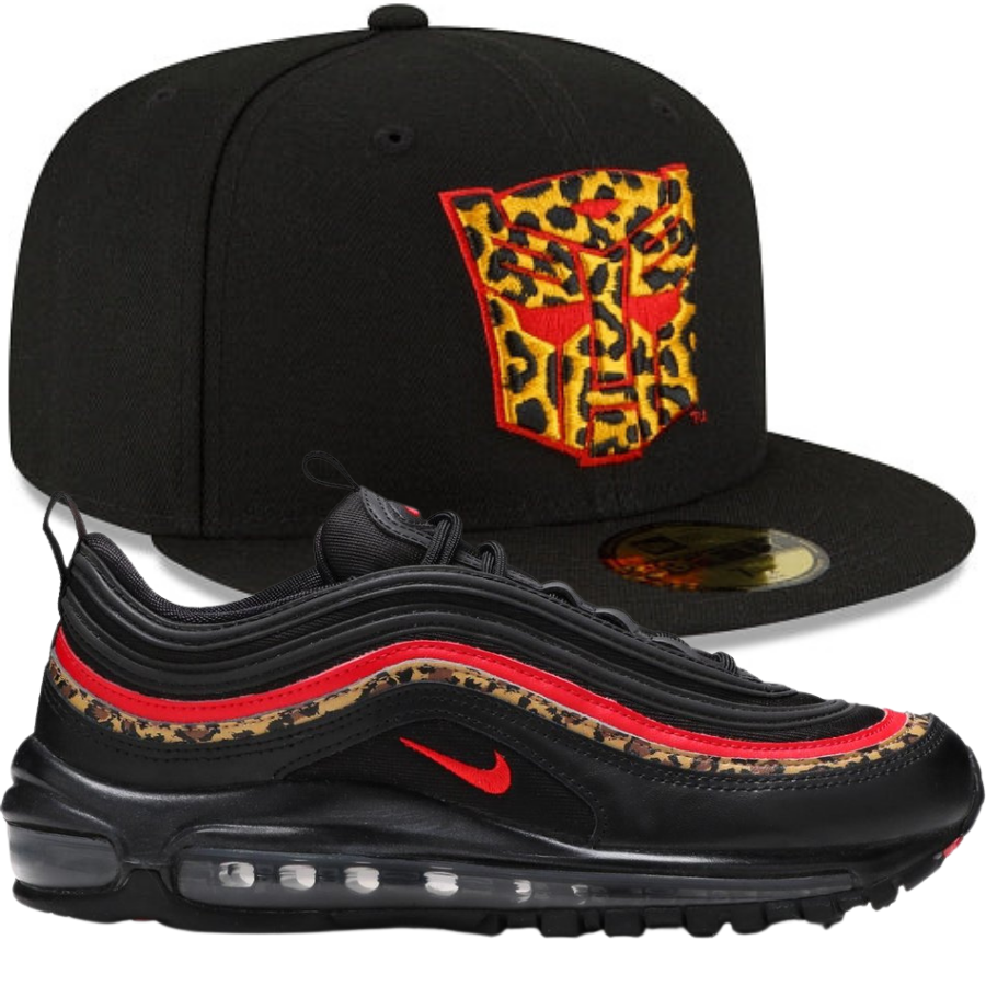 New Era Transformer Cheetah Fitted Hat w/ Nike Air Max '97 Wmns 'Leopard Pack'