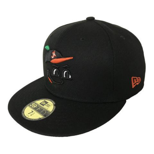New Era Naranjeros De Hermosillo Mexican LMP Element Black 59FIFTY Fitted Hat