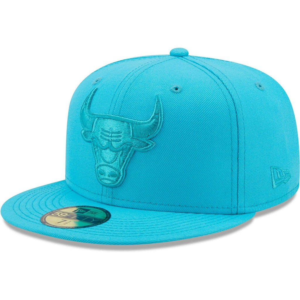 New Era Baby Blue Chicago Bulls 59Fifty Fitted Hat