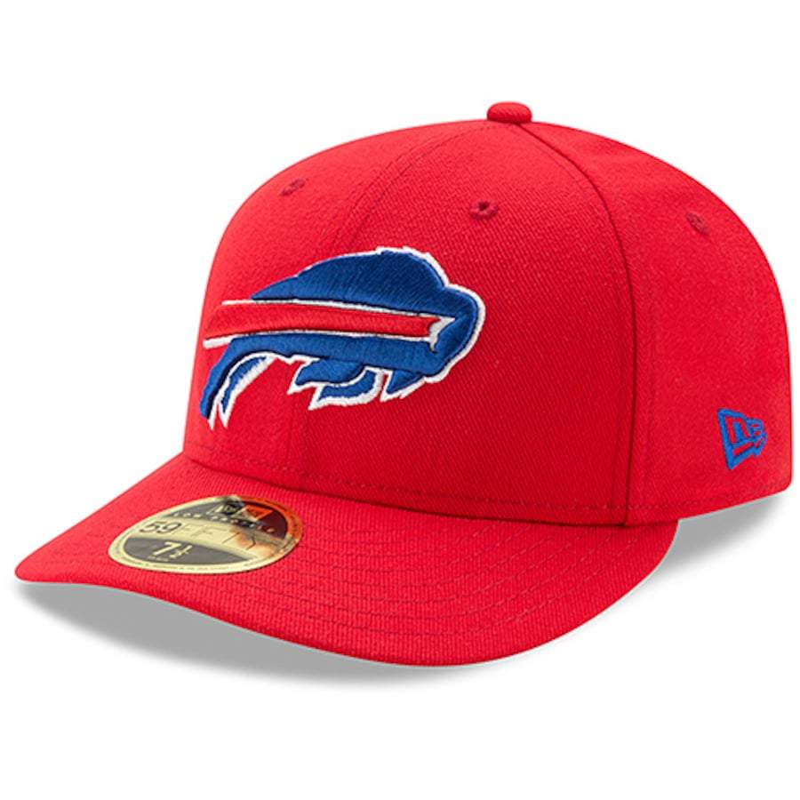 New Era Buffalo Bills Red Omaha Low Profile 59FIFTY Fitted Hat