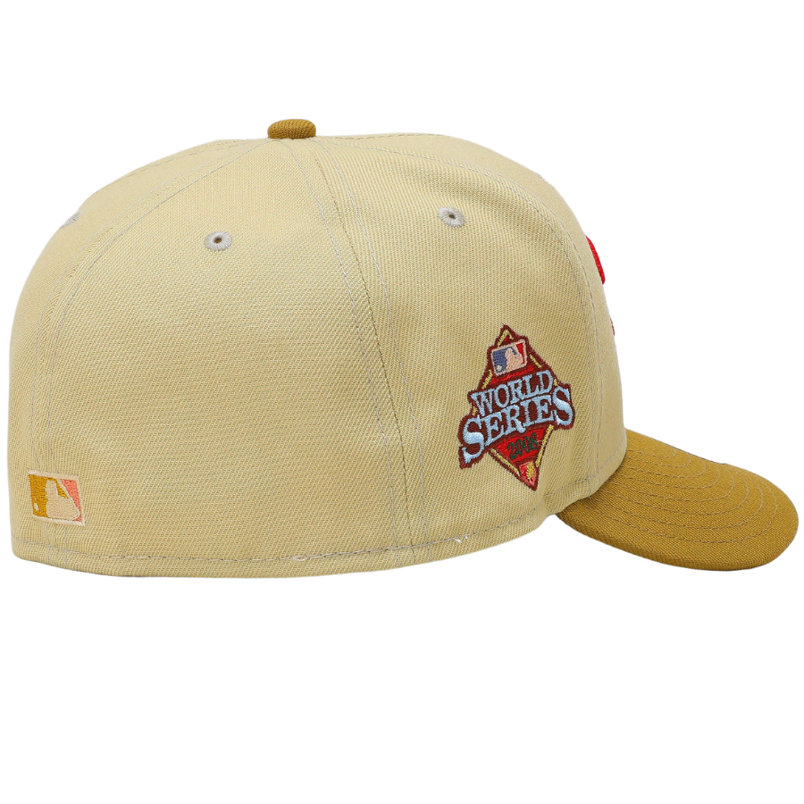 New Era x MF Philadelphia Phillies 2008 World Series "Old Gold Dark Willow " 59FIFTY Fitted Hat