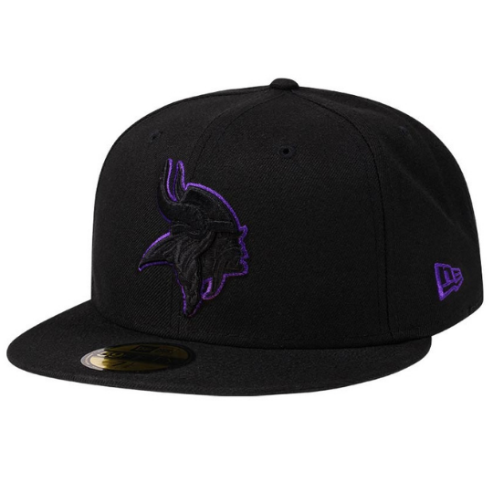 New Era Minnesota Vikings Purple Pop Edition 59FIFTY Fitted Hat