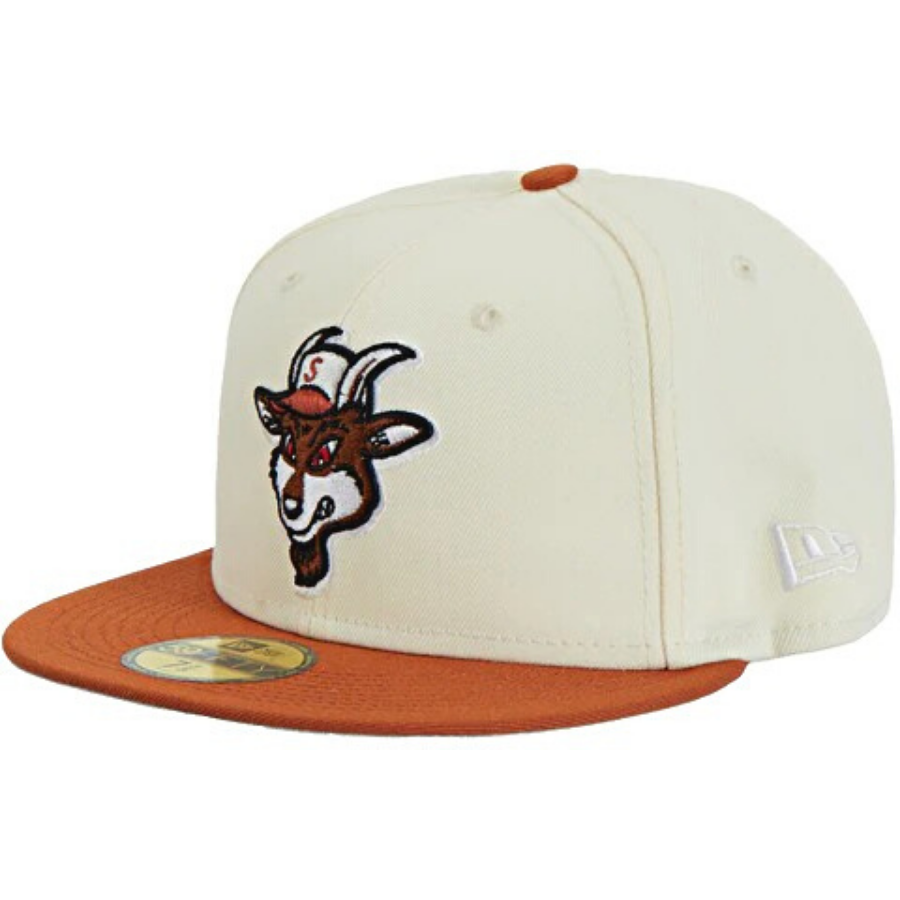 New Era x Supreme Goat Cream/Rust Orange 59FIFTY Fitted Hat