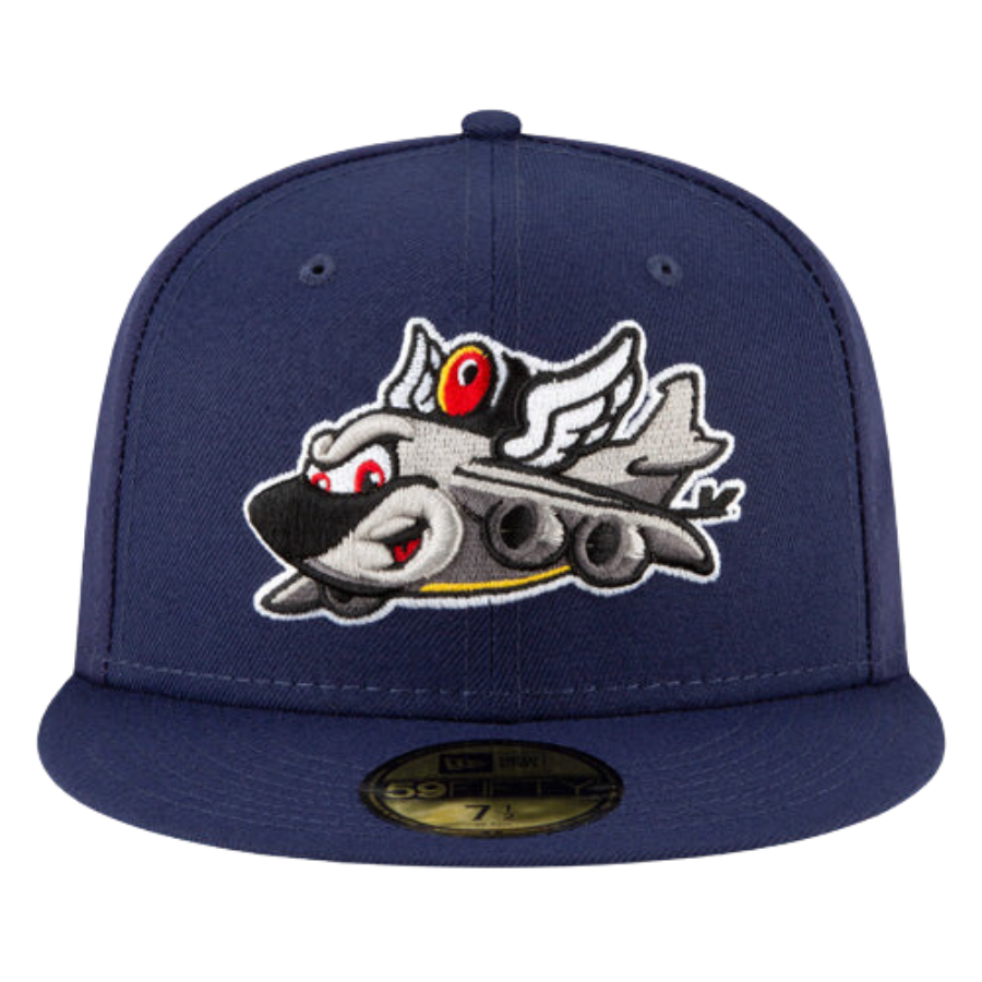 New Era Spokane Indians Navy Authentic Collection 59FIFTY Fitted Hat