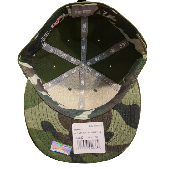 New Era Baltimore Orioles Military Green Camo Undervsior 59FIFTY Fitted Hat