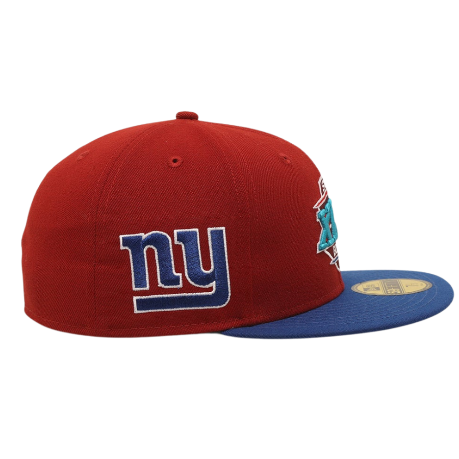 New Era New York Giants '2008 Super Bowl' Dark Red 2023 59FIFTY Fitted Hat