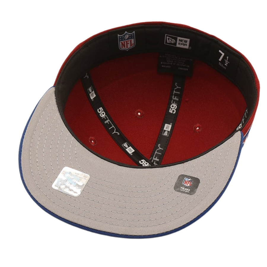 New Era New York Giants '2008 Super Bowl' Dark Red 2023 59FIFTY Fitted Hat