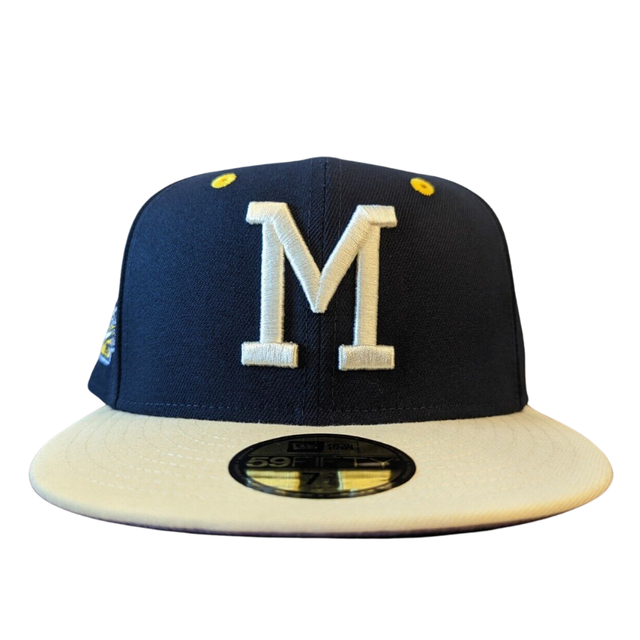 New Era Milwaukee Braves "Morton Salt" 1957 World Series 59FIFTY Fitted Hat