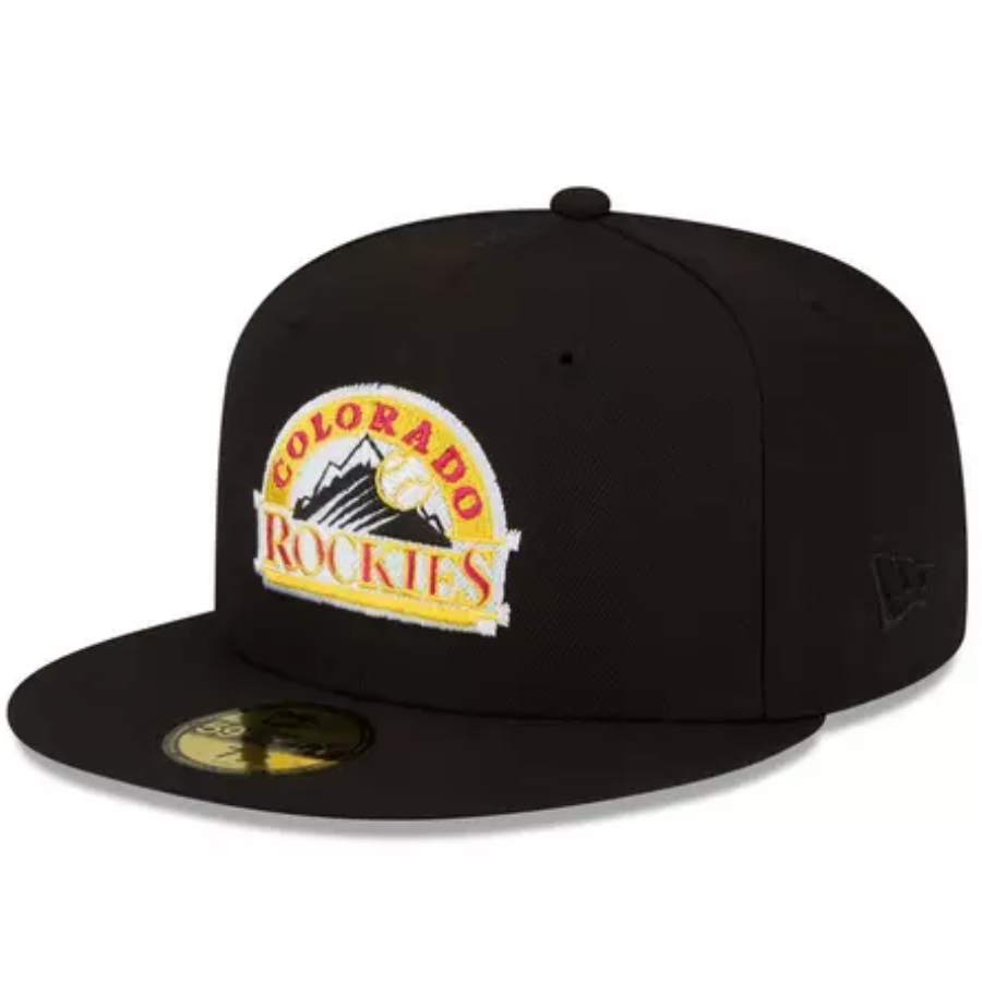 New Era Colorado Rockies Black "Gummy Worm Pack" 59FIFTY Fitted Hat