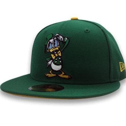 New Era Oregon Donald Duck Green 59FIFTY Fitted Hat