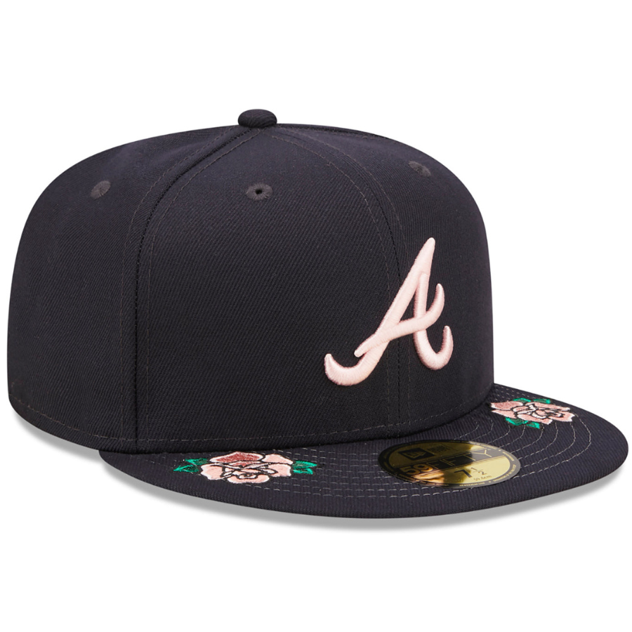 New Era x Lids HD Atlanta Braves Double Rose 59FIFTY Fitted Cap