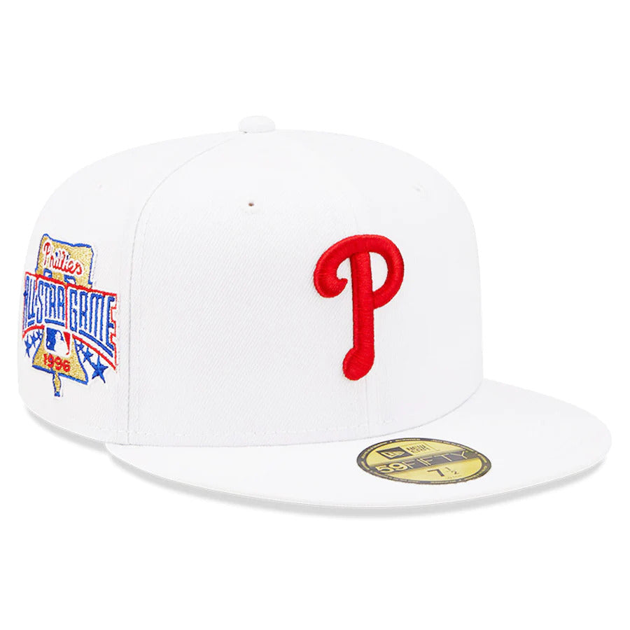 New Era White Philadelphia Phillies 1996 MLB AllStar Game Patch Under