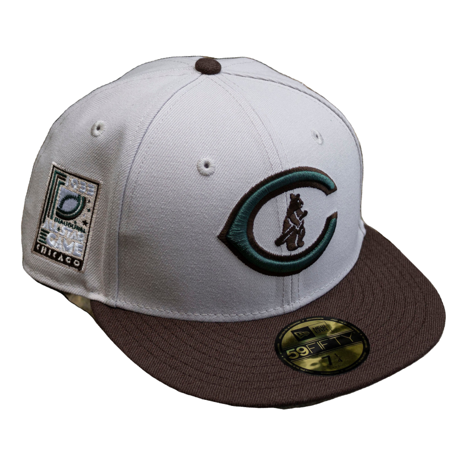 New Era Chicago Cubs 1933 All-Star Game Two Tone / Emerald Green UV 59FIFTY Fitted Hat