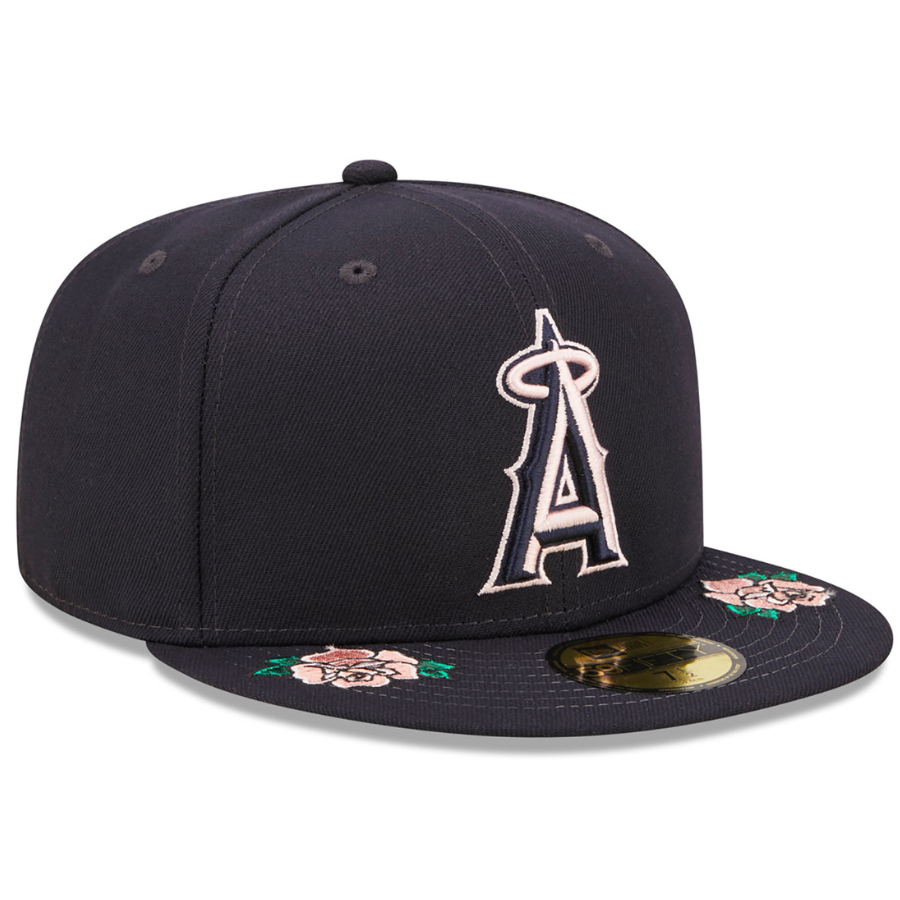 New Era x Lids HD Anaheim Angels Double Rose 59FIFTY Fitted Cap