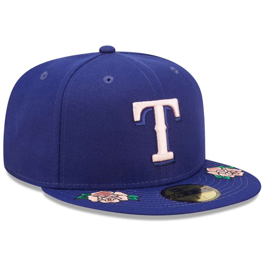 New Era x Lids HD Texas Rangers Double Rose 59FIFTY Fitted Cap