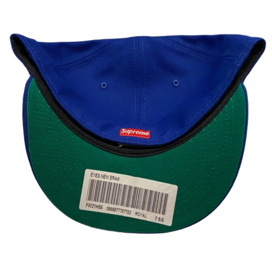 New Era x Supreme Blue Pink Eye 59FIFTY Fitted Hat