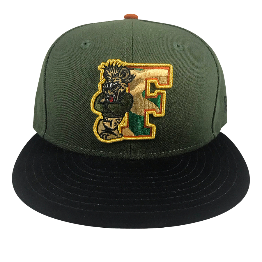 New Era "F Is For" Rifle Green Cement Undervisor 59FIFTY Fitted Hat
